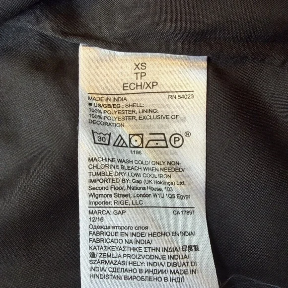 GAP Women’s Boho Pattern Sleeveless Maxi Dress Embroidered V-Neck Size xs - Picture 5 of 8